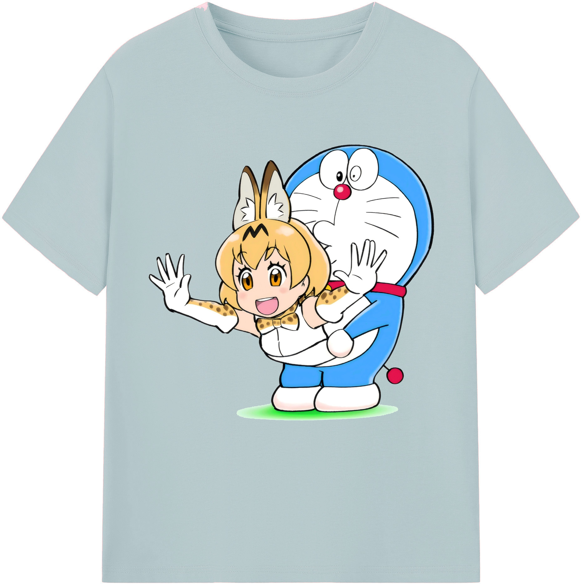 （画像用） ドラえもん Doraemon 綿100％半袖Tシャツ（フロントプリント）
